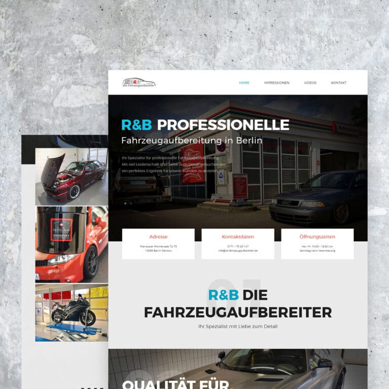 RB-Fahrzeugaufbereiter.de Showcase