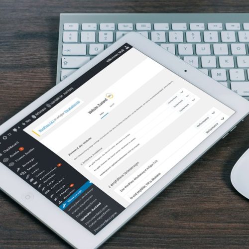 WordPress auf dem Tablet-PC